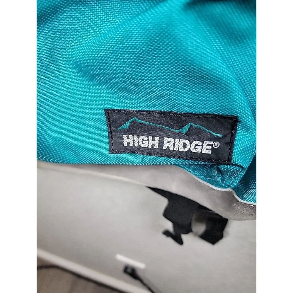 High Ridge Teal Mini Backpack Small Hiking Daypack  Bag Turquoise Black Gray